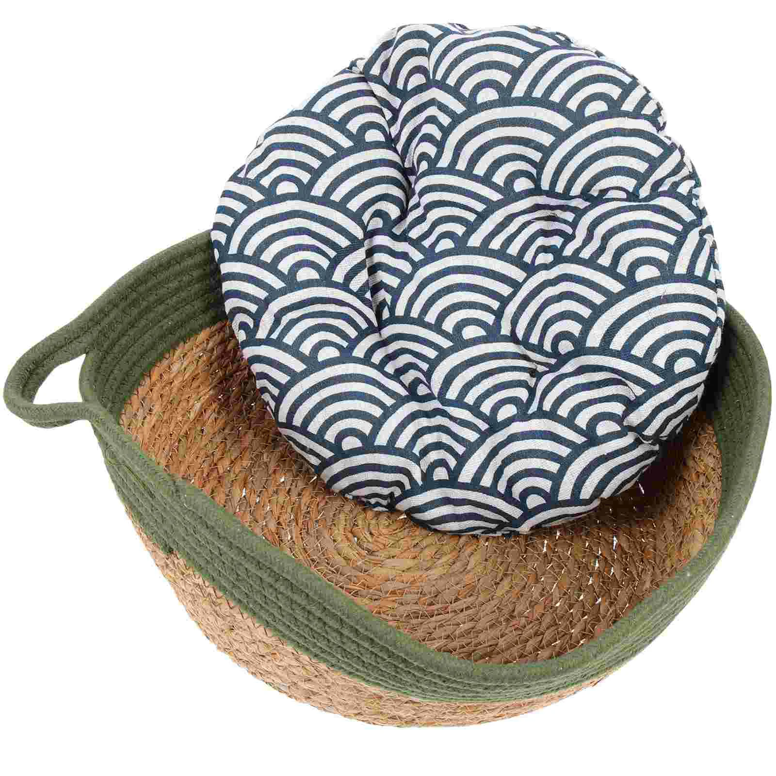 

1 Set of Weaving Pet Bed Cat Sleeping Bed Resting Nest Pet Supply Comfortable Cat Bed