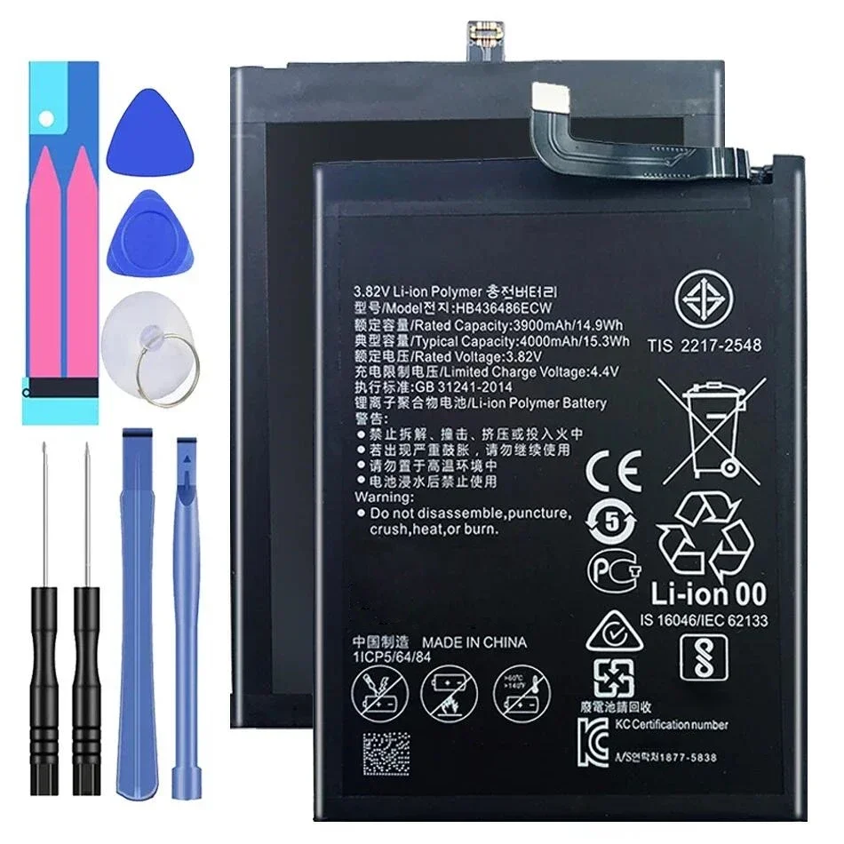 HB 436486 Аккумулятор ECW для Huawei Mate 20 10 10Pro/P20 Pro ALP-L09 L29 BLA-L09/для Honor View V20 PCT-L29 PCT