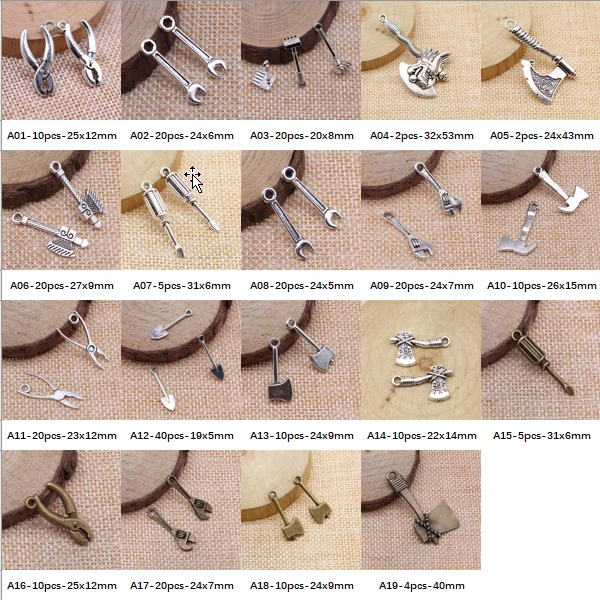 

New Arrival Repair Tool Charms For Jewelry Making Gifts For Women