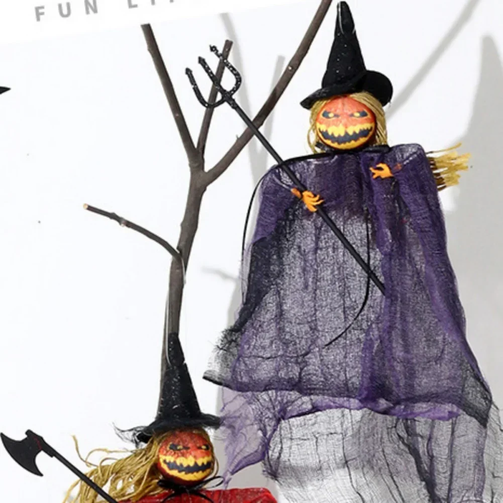 Декоративный кулон на Хэллоуин ужасающая кукла-ведьма дом с привидениями