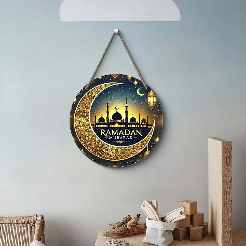 Деревянные дверные подвесные детали Lent Moon настенное украшение для гостиной