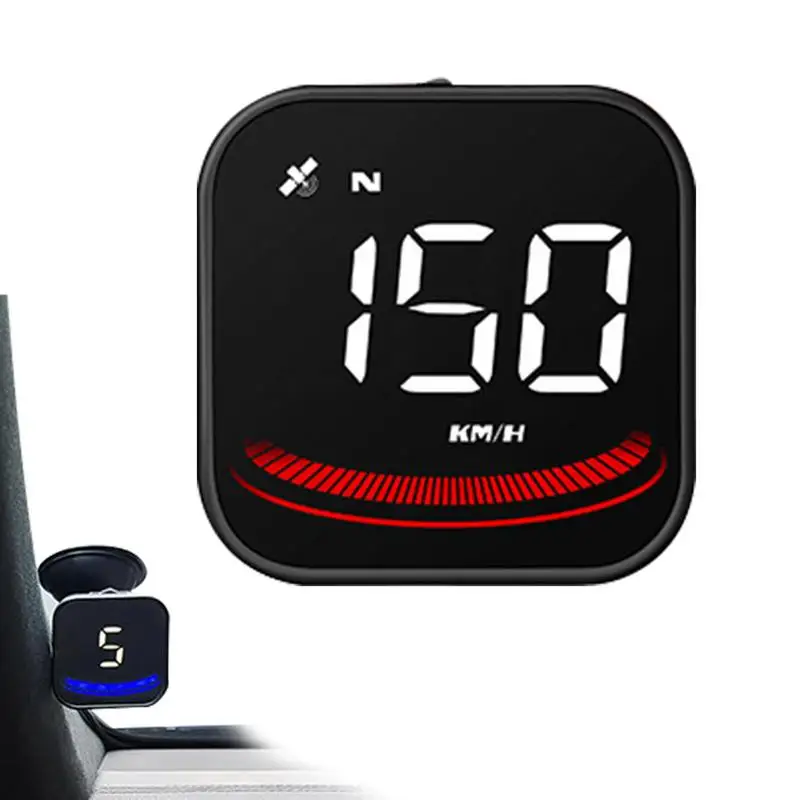 

Цифровой спидометр автомобильный универсальный дисплей HUD G4 Спидометр GPS интерфейс предупреПредупреждение о превышении скорости светодио...