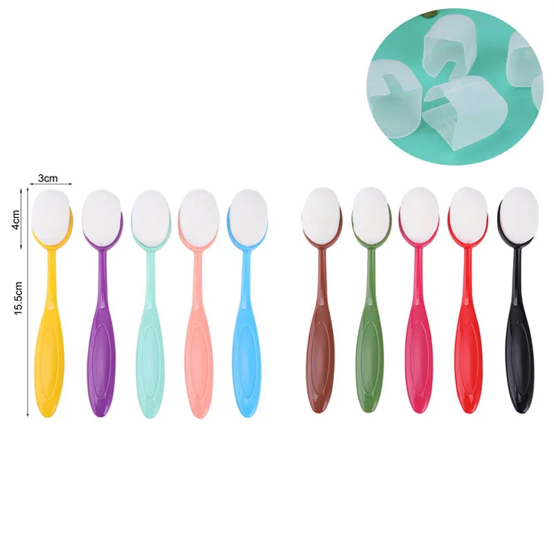 5 шт./компл. большие мягкие радужные кисти для рисования | Дом и сад