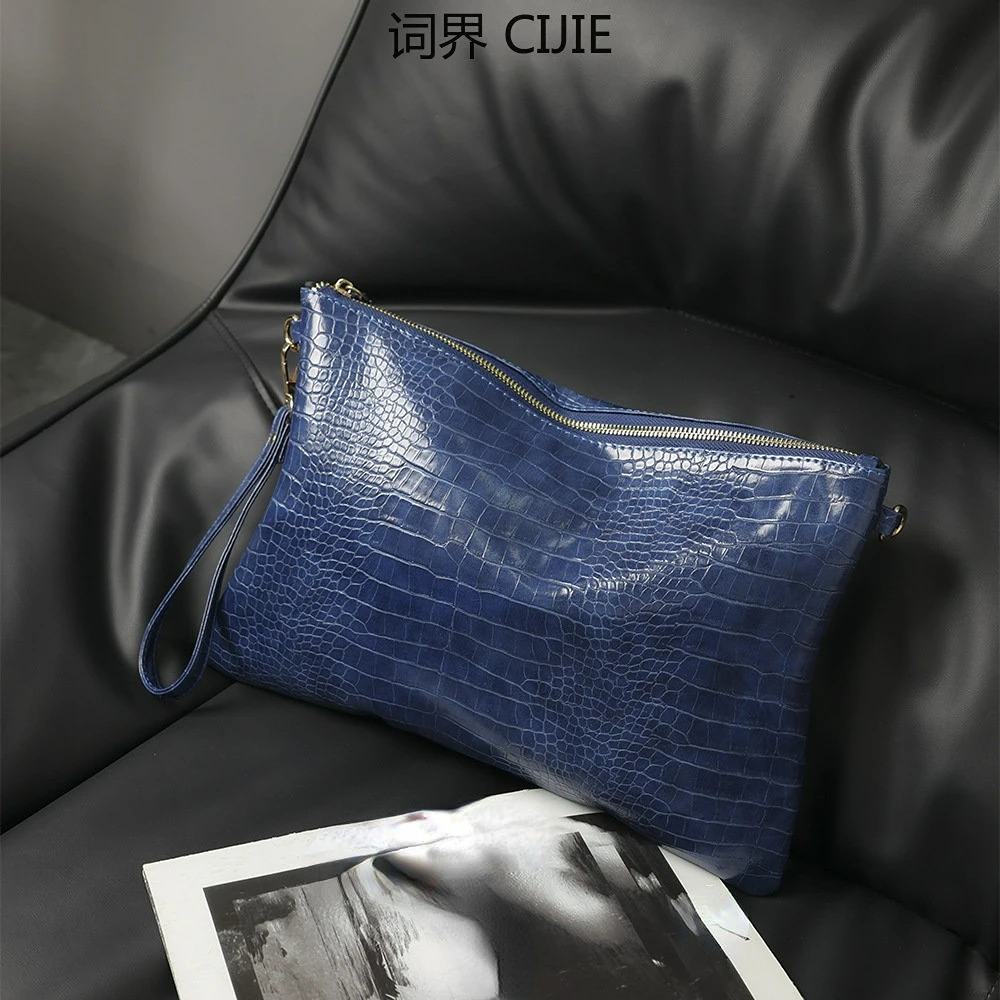 

CIJIE New Crocodile Pattern for Men Handbag Shoulder Messenger Bag