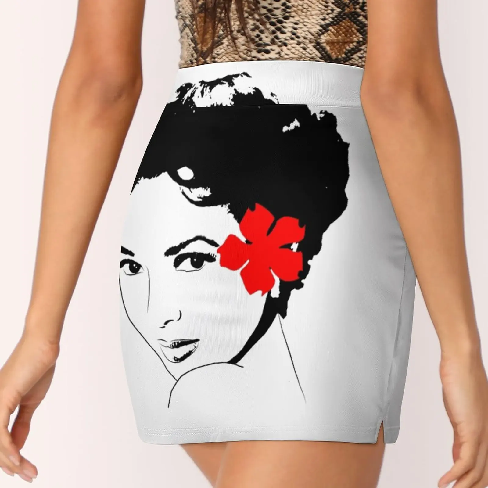 Женская юбка Miss Dorothy Dandridge мини-юбки трапециевидной формы со скрытым карманом History