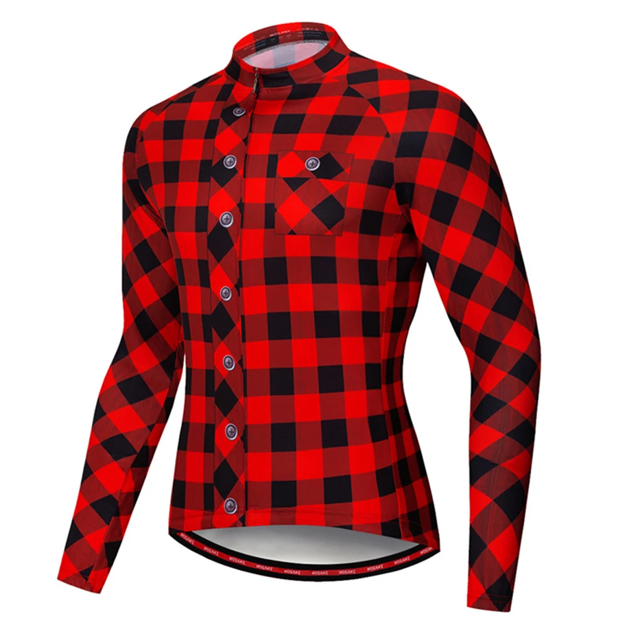 

WOSAWE Ultralight Reflective Breathable Red plaid Cycling Jackets Road Mountain MTB Bike Bicycle Jacket Running Wind Jacket