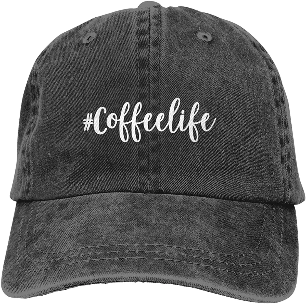 

Men's Beer Life Hat,Printed Vintage Baseball Cap Washed Distressed Adjustable Denim Dad Hat