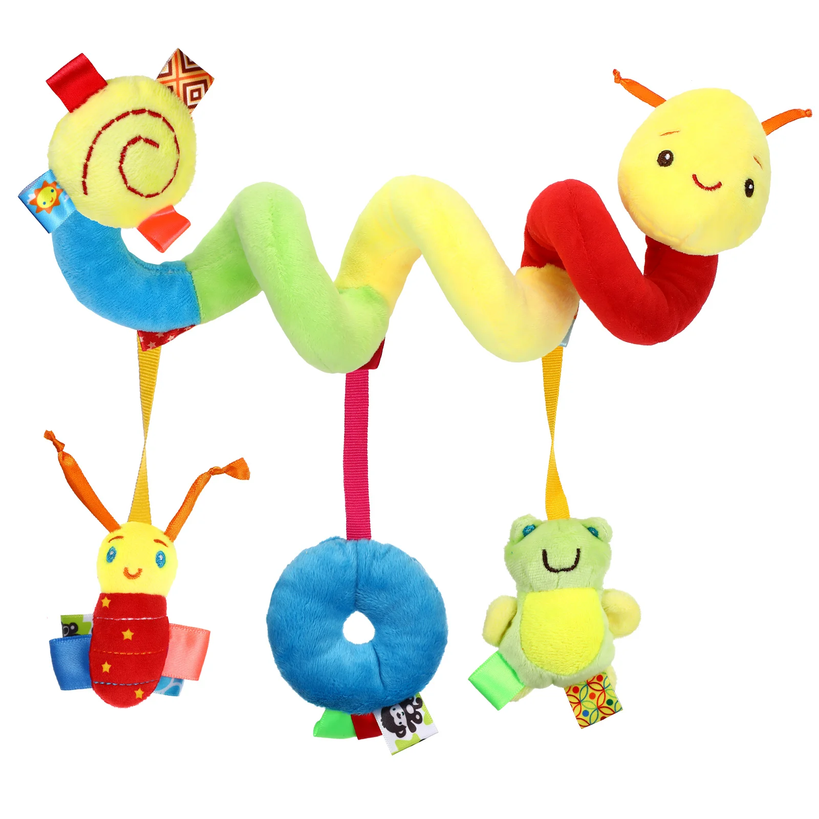 

1 Set Elegant Plush, with Hanging Rattles for Cot Pram Crib Stroller Interactive for Infants for Boys and Music box