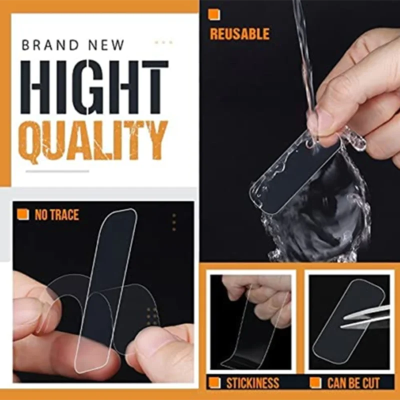 60 шт. Многоразовые водонепроницаемые двусторонние клейкие ленты |