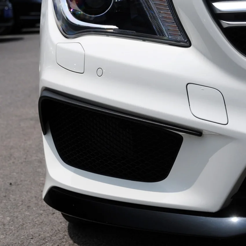 Фото Наклейка на передний бампер автомобиля для Mercedes Benz CLA Class W117 C117, крышка на решетку вентиляционного отверстия, кла45 CLA200 220 250 AMG 2013-2015, новинка №4
