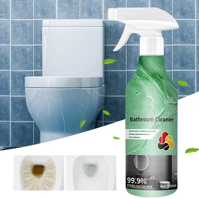 Многоцелевой чистящий спрей Мощный для чистки унитаза 300 мл Спрей кухни и ванной