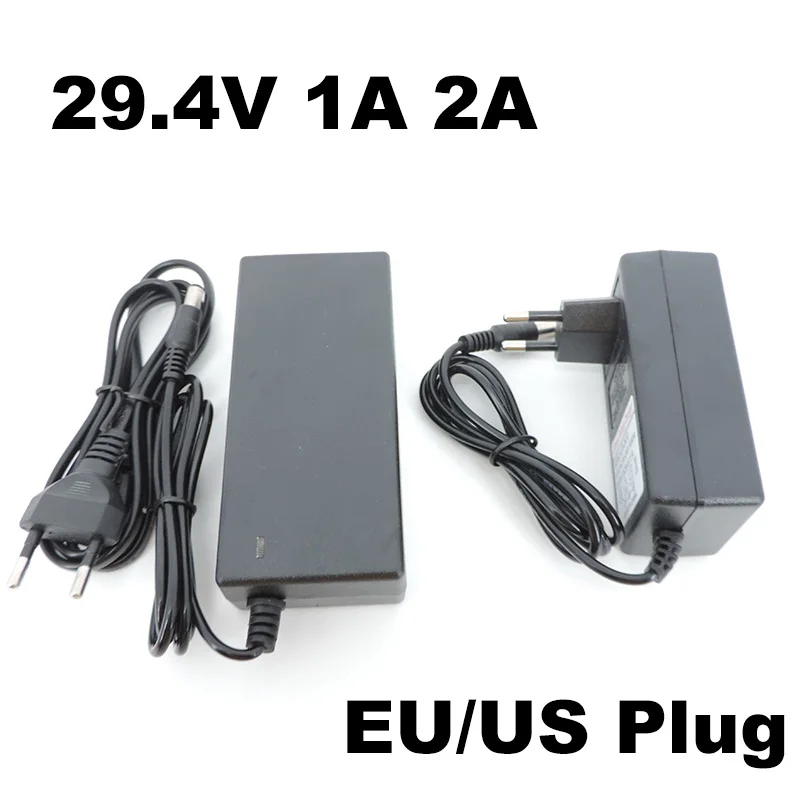 Зарядное устройство для литиевых аккумуляторов 29 4 в 1 А 2 5 штекер постоянного