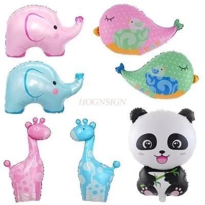 

Cartoon Cute Bird Elephant Panda Changjin Deer Aluminum Film Balloon Baby Birthday Party Decoration Bird Balloon