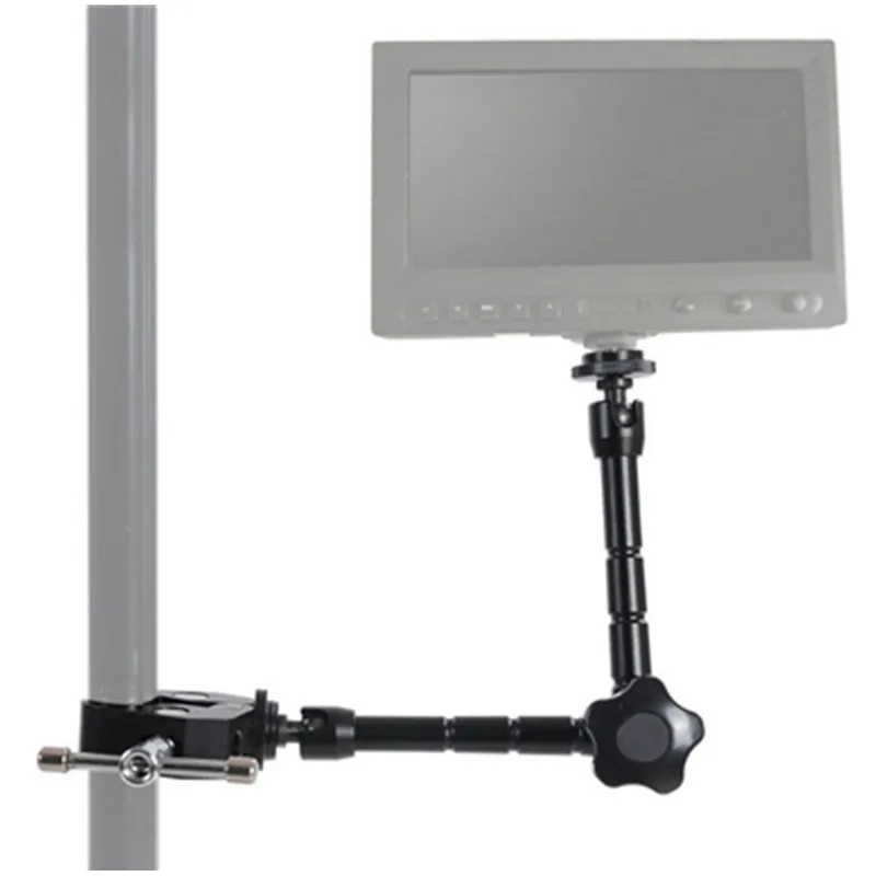 

Шарнирный кронштейн для крепления камеры, 11 дюймов, регулируемый, для SLR, ЖК-монитора светодиодный светильник