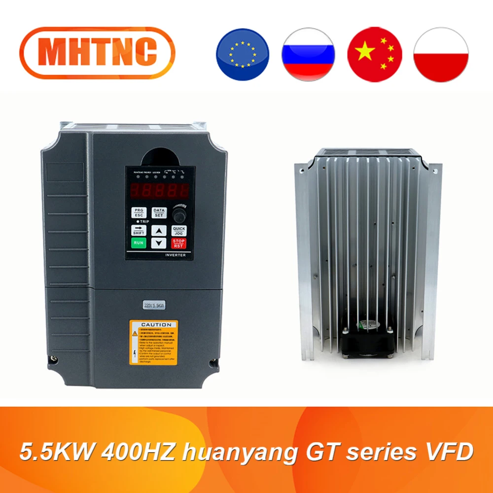 Huanyang GT серии инвертор и частотно-регулируемым приводом GT-5R5G-2 5.5kw 5500w