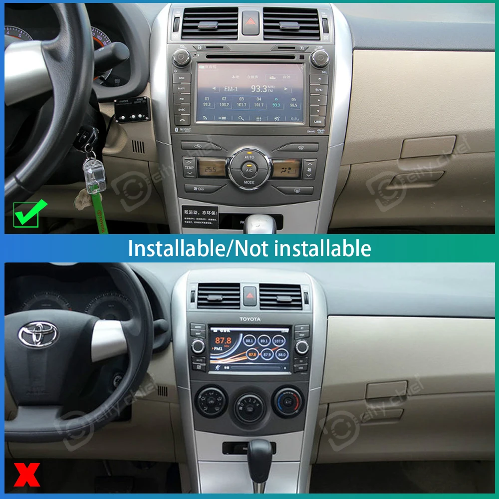 Мультимедийный видеоплеер для Toyota Corolla E140 / 150/2006-2013 автомобильное радио