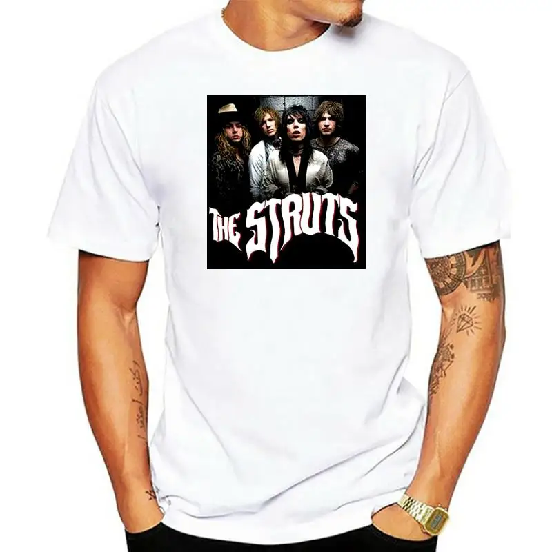 

New The Struts Band Logo Tee T-Shirt Size S M L Xl 2Xl - 3Xl Usa Size Em31 Basic Models Tee Shirt Funny