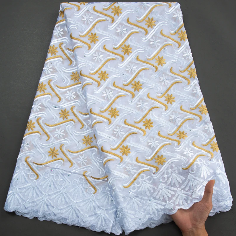 Кружевное швейцарское кружево SJD желтого цвета в Швейцарии со стандартом 2023