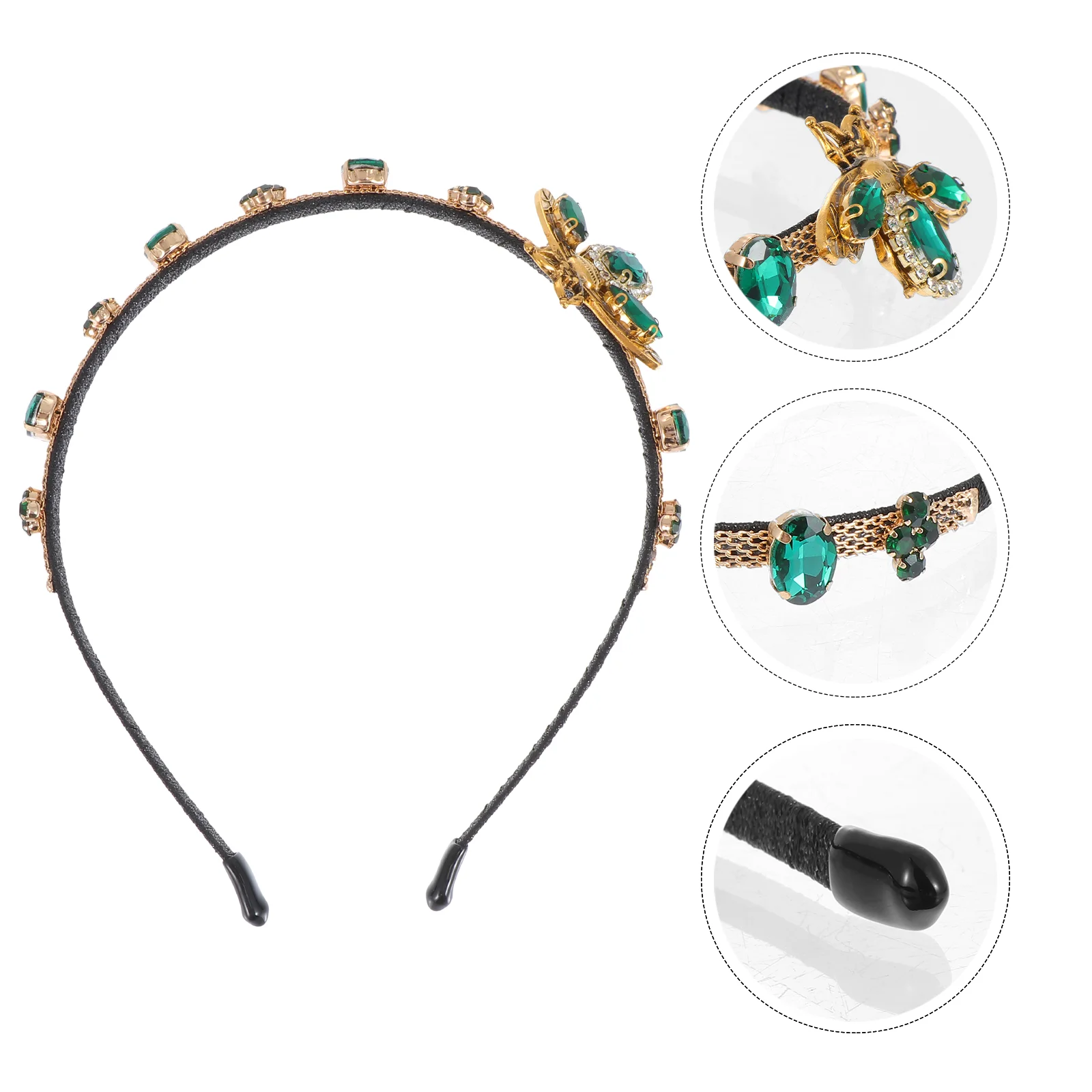 

Аксессуары для костюма для волос, зеленые тиары, женские головные уборы, свадебные тиары, стразы, ювелирные изделия, Шикарные Аксессуары для...