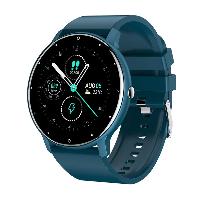 Смарт-часы ZL02, Bluetooth 4,0, пульсометр, артериальное давление, мониторинг кислорода в крови, IP67, водонепроницаемые, экран 1,28 дюйма, спортивные ча...