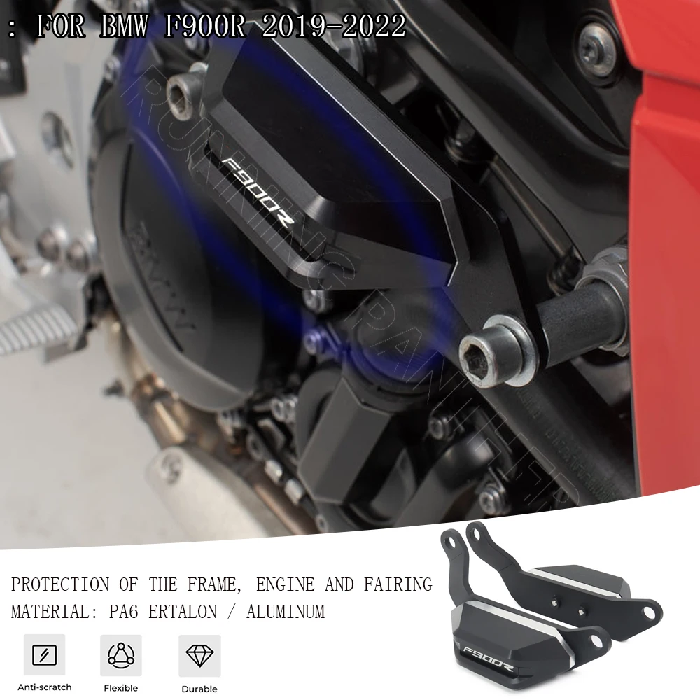 F900 R Engine Guard Anti Crash กรอบ Slider ชุดสำหรับ BMW F900R ป้องกัน2019 2020 2021 2022