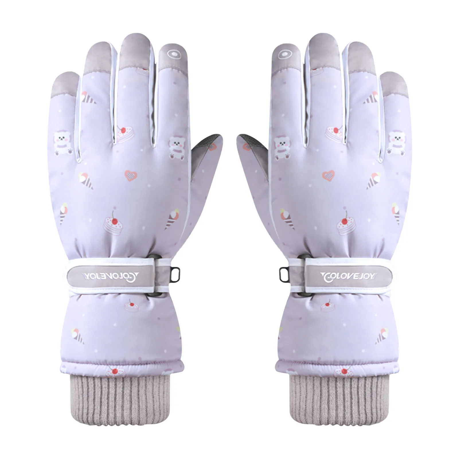 

Winter Gloves Women Ski Gloves With Touchscreen Function Thermal Gloves Warm Snow Gloves Waterproof Snowboard Woman Gloves