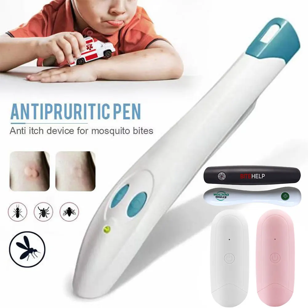 Электронная ручка для удаления зуда от насекомых комаров взрослых и детей