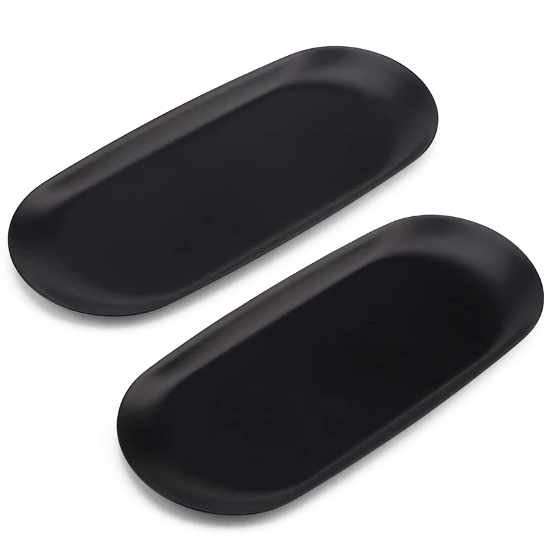 

Поднос для полотенец из нержавеющей стали, 2 упаковки, поднос для хранения тарелок, поднос для чайных конфет, органайзер для косметики и ювел...