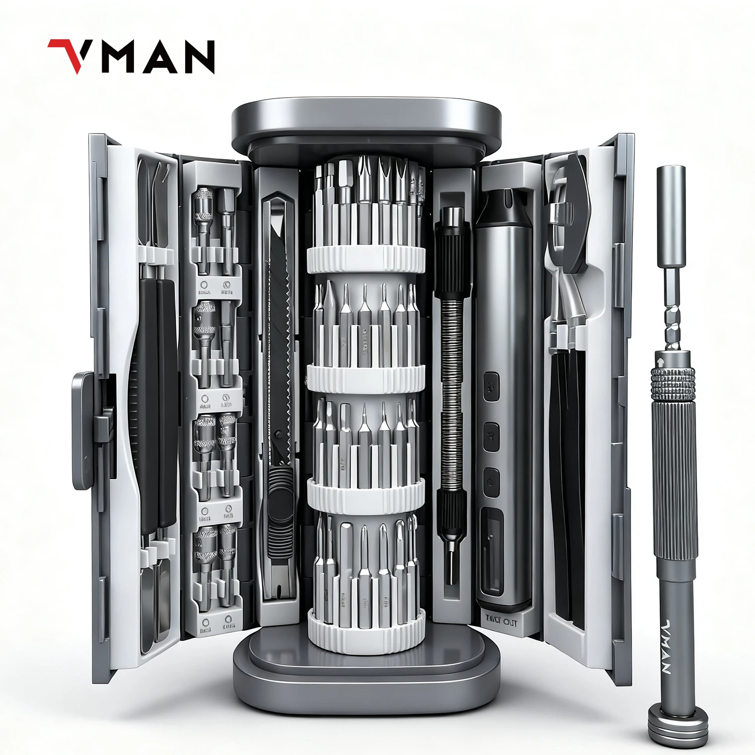 

Набор прецизионных отверток VMAN 72-в-1