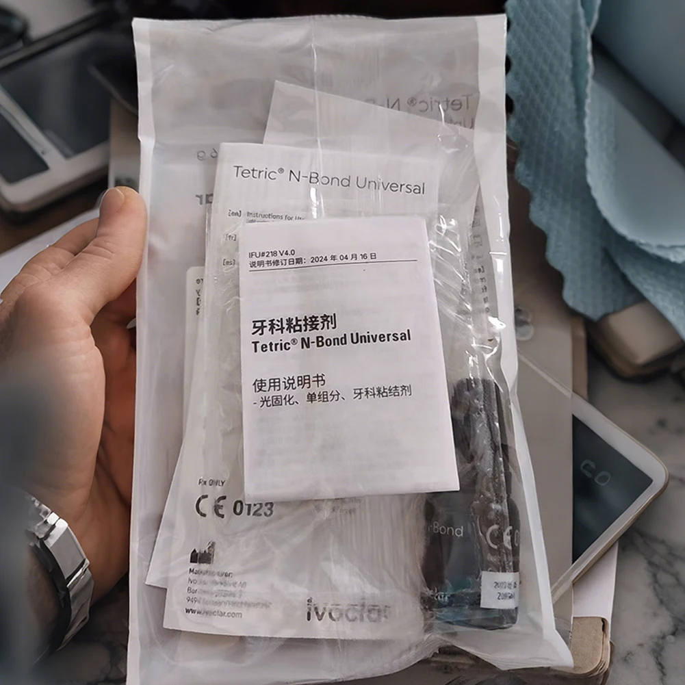 Фото Композитный адгезив LVOClar Tetric N-Bond 5th 8th светового отверждения, 6 г/флакон, универсальный клей для кислотной обработки VivaPen №4