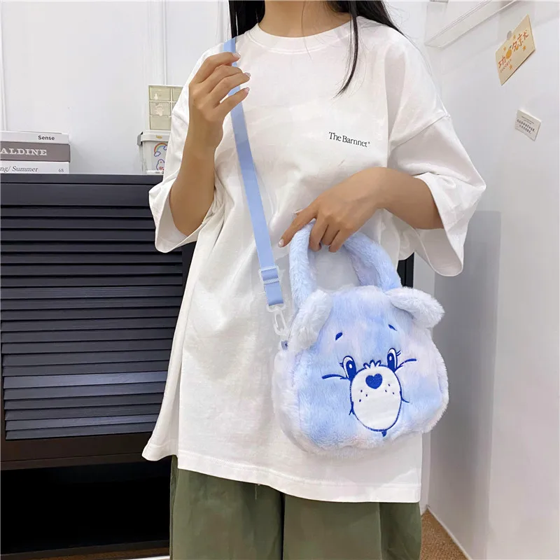 Забота медведь Радуга Медведь Мультфильм Плюшевая сумка на плечо милый кукла