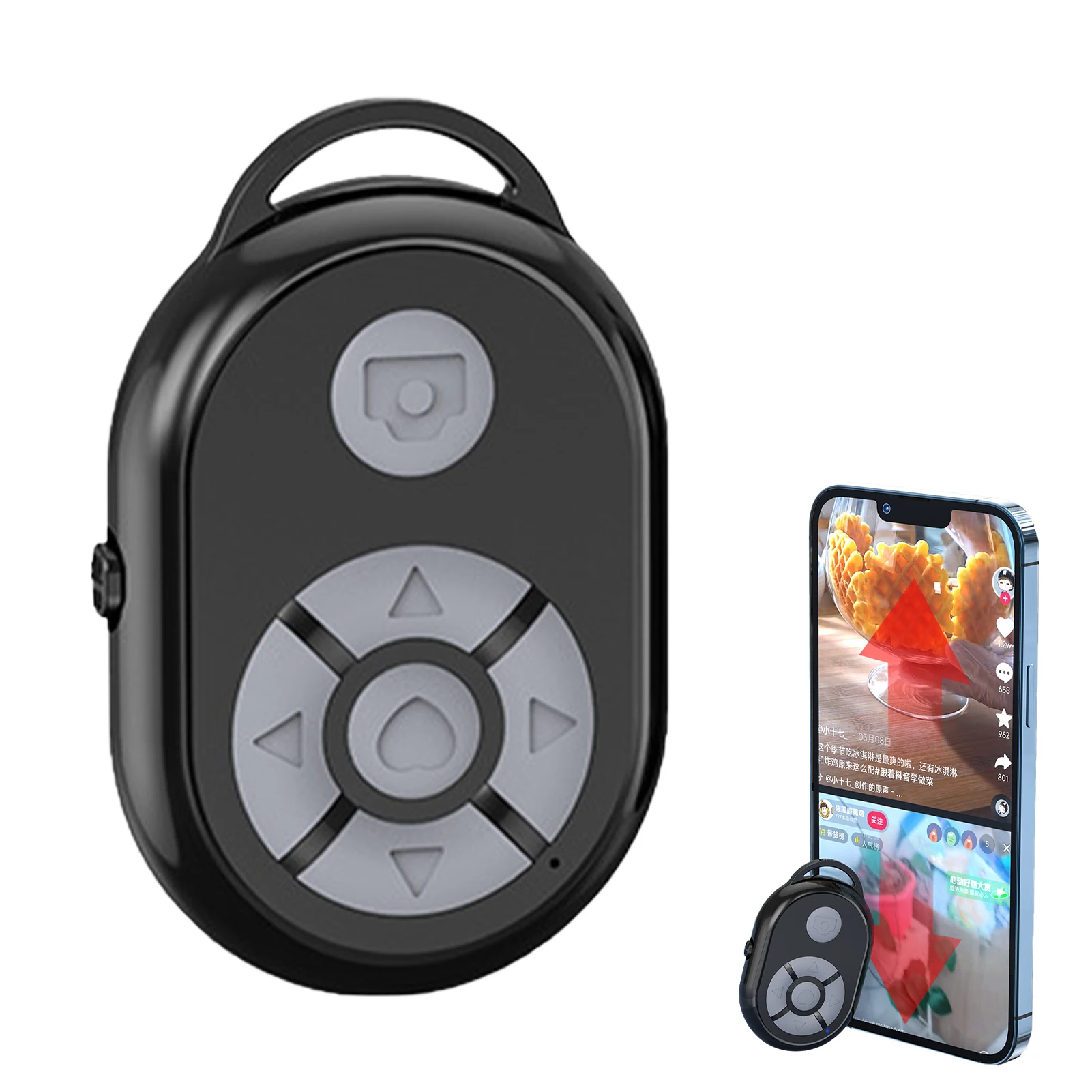 

New Bluetooth Remote For Xiaomi 11 Huawei P30 Tik Tok short video Web page click Self-Timer Camera eBook Wireless Smart Remote