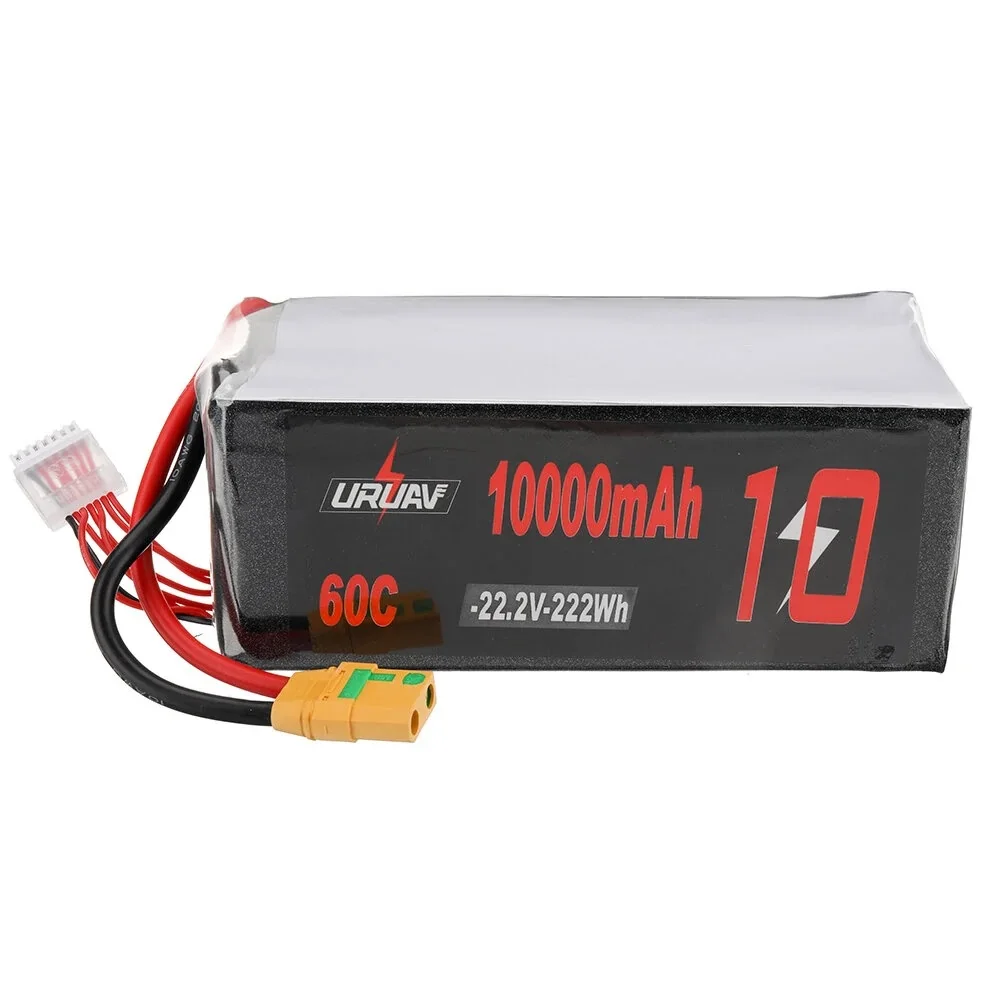 Запуav 22 2 V 10000mAh 60C 6S LiPo батарея XT90 Разъем для радиоуправляемого дрона