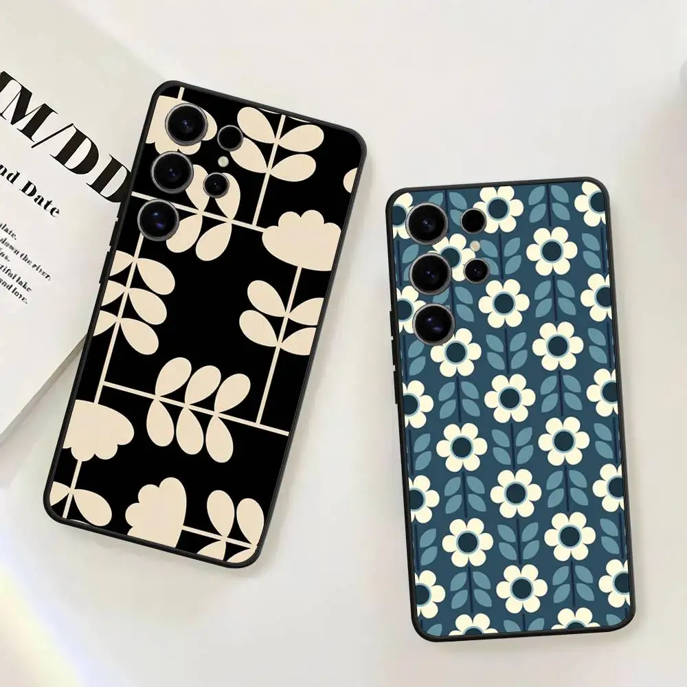 Фото Чехол Flower Multi Stem Orla Kiely Folio для Samsung Galaxy Case S25 S23 S22 S21 S30 S20 S10 Ultra Plus FE Мягкий чехол из ТПУ №1