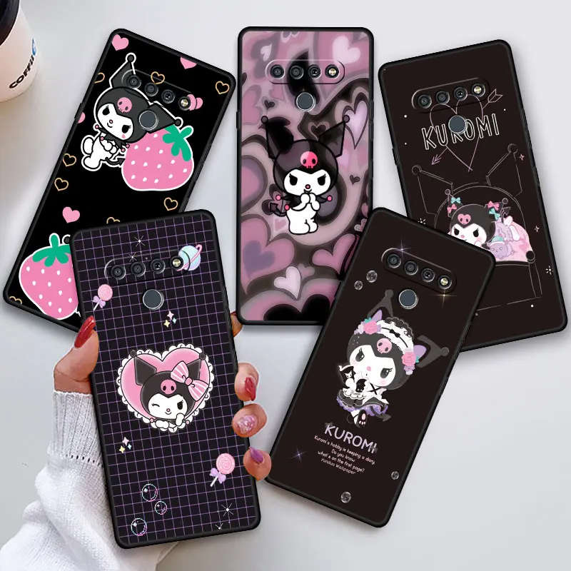 Роскошный силиконовый чехол Sanrio Kuromi для LG G6 K50s K41s K61 K52 K40s G7 K50 G8 ThinQ K42 K40 G7 ThinQ Q61