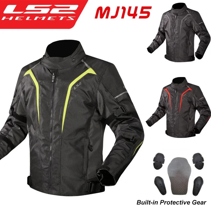 

Мотоциклетная куртка LS2 SEPANG MJ145, одежда для мотогонок, мягкая броня, одежда, сертифицированная CE куртка для верховой езды