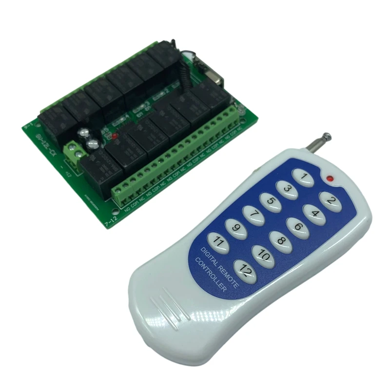 

RF Wireless Remote Control 315MHZ 12-Way Wireless Remote Control Switch 1000M Remote Control For Gate Controllers