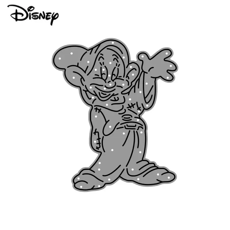 Disney Dopey металлические трафареты Белоснежка и семь гномов высечки для