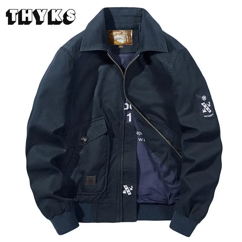 

Brand Men Jackets Army Khaki Navy Tactics Battle Jaqueta Autumn Cotton Military Coat Fashion Bomber Jacket Men Plus Size 4XL