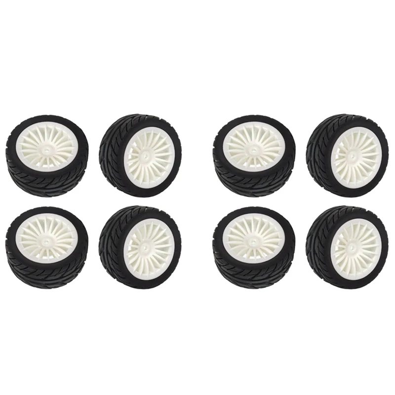 

8Pcs Rubber Tires Tyre Wheel For SG1603 SG1604 SG 1603 UDIRC UD1601 UD1602 UD1603 UD1604 1/16 RC Car Upgrade Parts,1