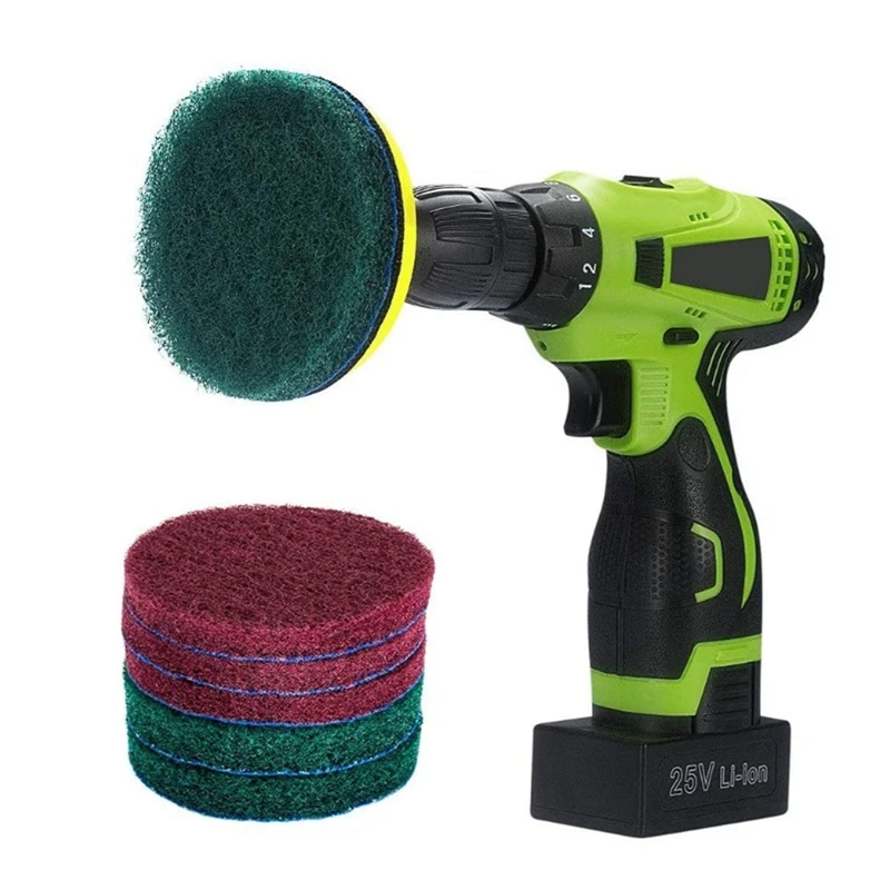 

7Pcs/Set Plastic Car Cleaning Brush Car Wheel Polishing Brush Electric Drill Sticky Set Car Cleaning And Maintenance Tools