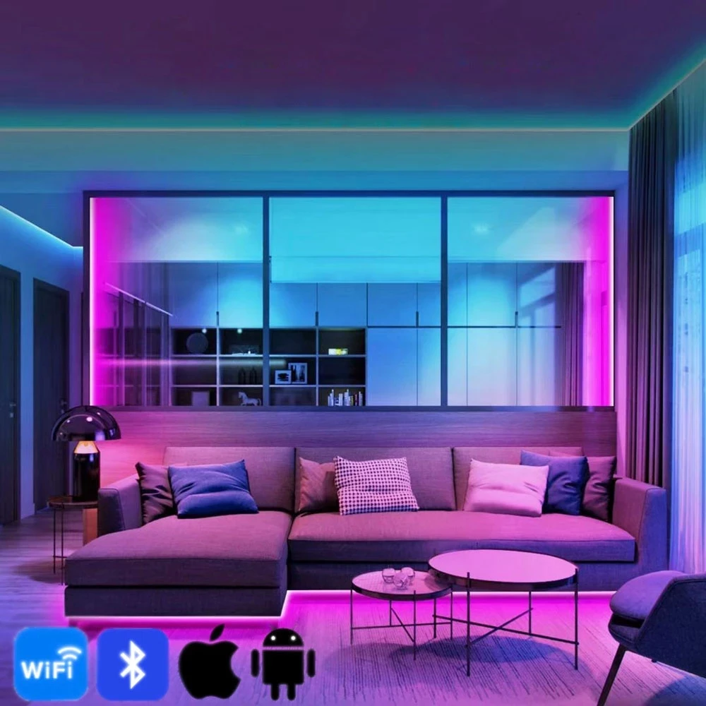 WS2811 WS2812B SK6812 светодиодный Пиксели полосы светильник контроллер WI-FI SP501E SP108E музыка