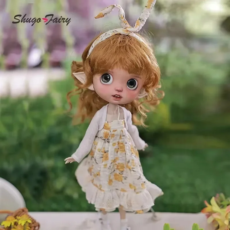Лаймовая кукла BJD 1/6 полный набор индивидуальный Blythe QBaby Choir большая голова стиль