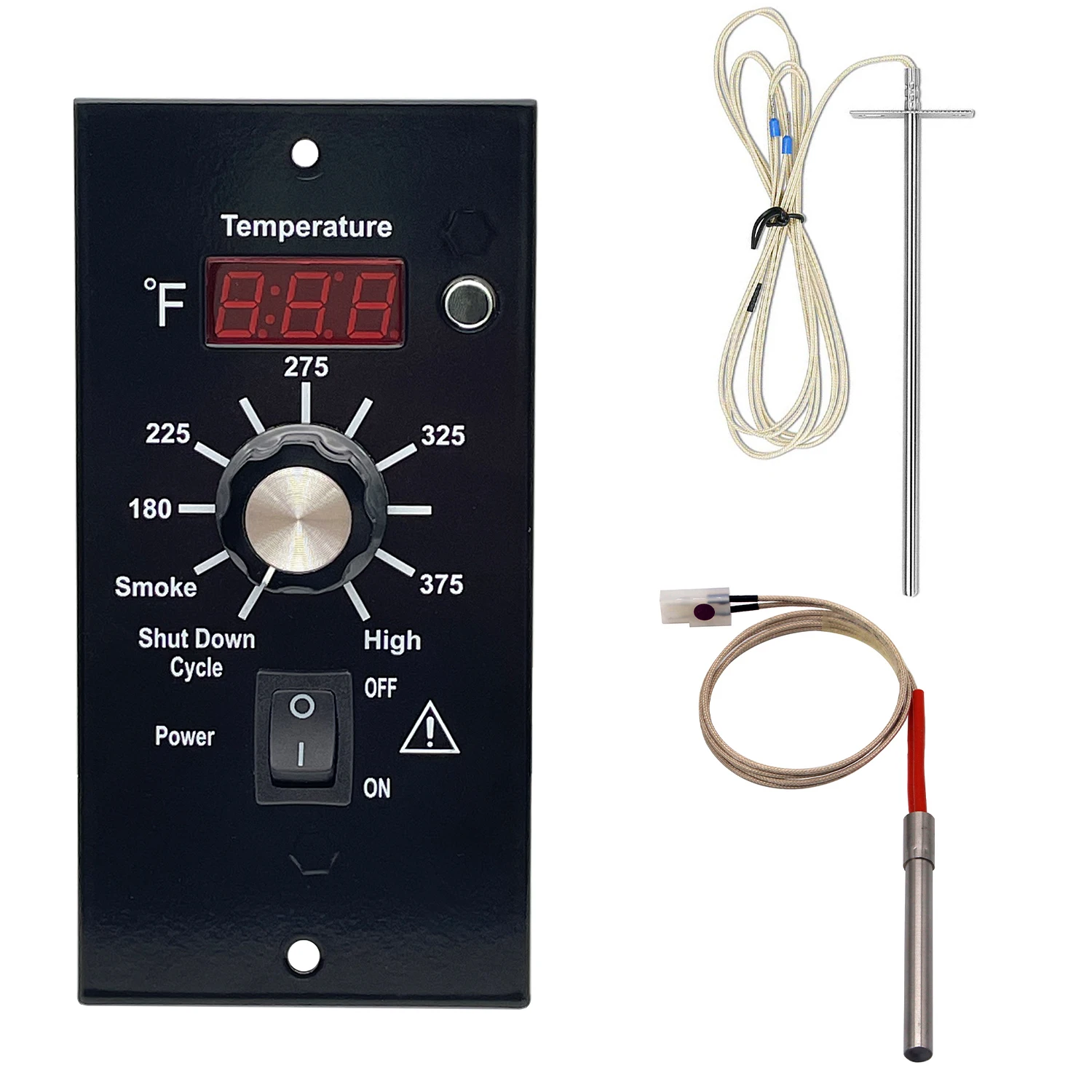 

Replacement For Traeger Wood Pellet Grills Digital Thermostat Controller Kit With RTD Temp Probe Sensor And Hot Rod Ignitor