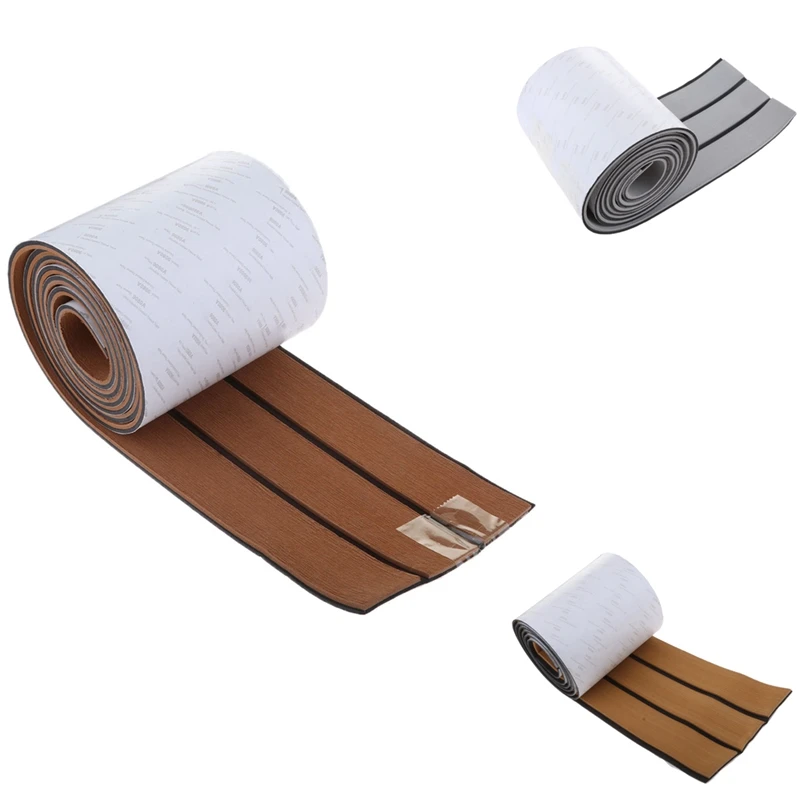 

2400X170mm Self-Adhesive Boat EVA Foam Faux Decking Non-Slip Boat Yacht Flooring Pad Boat Decking Mat