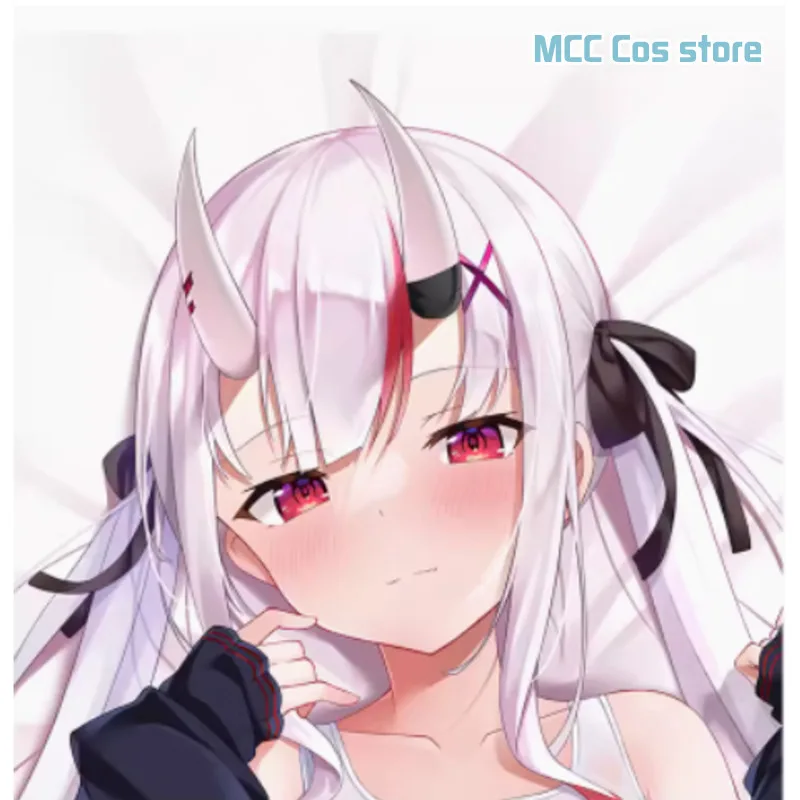 Аниме виртуальный Youtuber Nakiri Ayame Сексуальная дакимакура строгая кожа для косплея