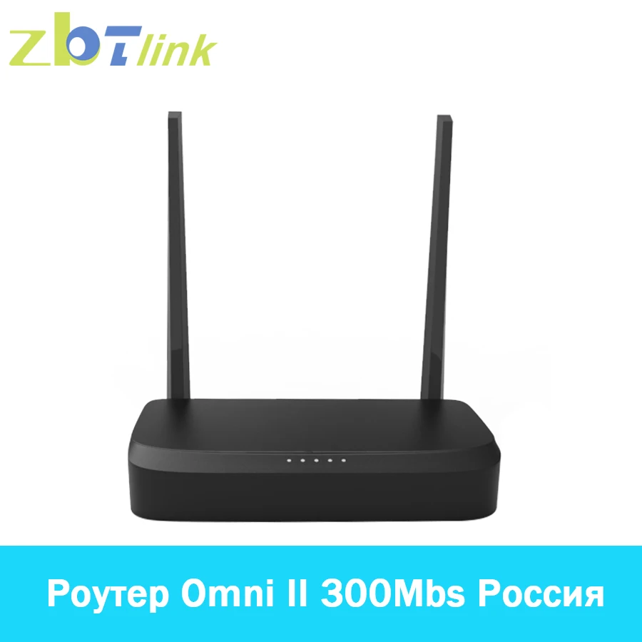 

Zbtlink 300Mbps WiFi Router Omni II Openwrt WE1627 for USB 4G Dongle Modem 2 LAN WAN with 2.4G Wireless Antenna In Russian