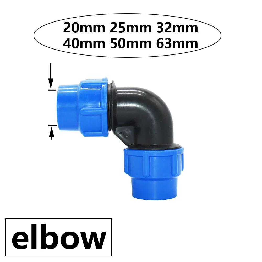 

Пластиковый быстроразъемный тройник для садового крана WZCWJNLGM, 20/25/32/40/50/63 мм