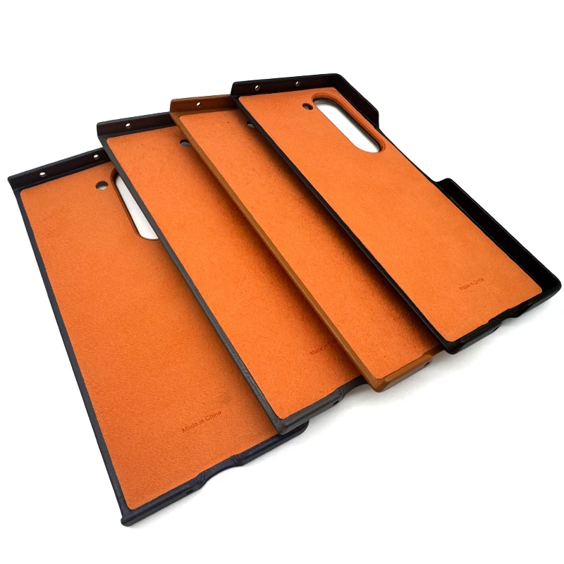 Кожаный чехол для Samsung Galaxy Z Fold 6 Kindsuit роскошный высококачественный из экокожи Fold6