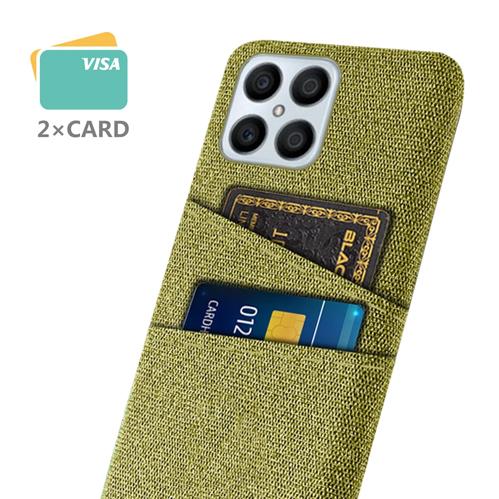 

For HonorX8 Case HonorX8 X9 50 Lite Pro 9X Lite Dual Card Fabric Cloth Luxury Business Cover For HonorX8 10 10i 20 20s Coque